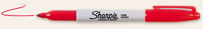 Sharpie FinePointMarker_Red