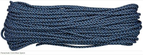 Paracord Blue Speck (Light, medium and dark blue) per meter
