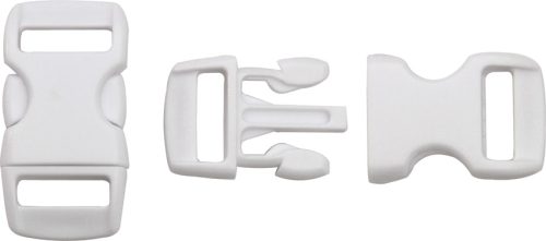 KYBZ05W Knotty Boys Buckle - White 14 mm