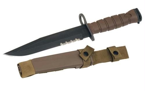 Ontario Marine Bayonet Fixed 8.0 in Combo Blade Polymer