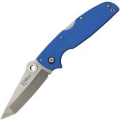 Cold Steel Khan Folder 3.0 in Plain Blue G-10 Handle 54T