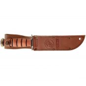 Ka-Bar Full-Size USMC Brown Leather Sheath