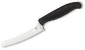 Spyderco Z-Cut Kitchen Blunt Tip Black Serr K13SBK