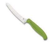 Spyderco Z-Cut Kitchen Blunt Tip Green Serr K13SGN