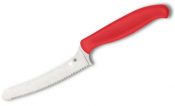 Spyderco Z-Cut Kitchen Blunt Tip Red Serr K13SRD