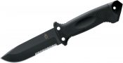 Gerber LMF II Fixed 4.84 in Black Combo Blade Black GFN