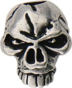 SMUKEP Emerson Skull Bead Pewter