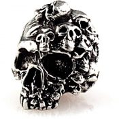 SMUKMP Mind Skull Bead Pewter