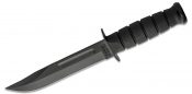 KA-BAR Bowie Fixed 7.0 in Black Blade Kraton Handle KA1211