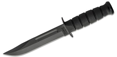 KA-BAR Bowie Fixed 7.0 in Black Blade Kraton Handle KA1211