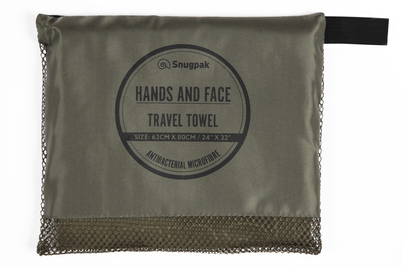Snugpak Travel Towel Hands and Face Olive
