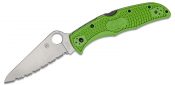 Spyderco Pacific Salt 2 Spyderedge Green FRN LC C91FSGR2