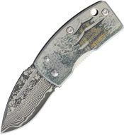 GS11608 G Sakai Money Clip Framelock Kinkakuji