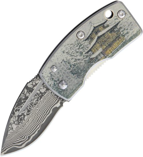 GS11608 G Sakai Money Clip Framelock Kinkakuji