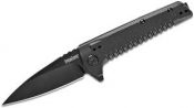 Kershaw Fatback Assisted 3.5 in Black Plain GFN Handle KS1935