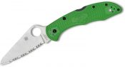 Spyderco Salt 2 Spyderedge Green FRN LC200N C88FSGR2