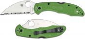 Spyderco Salt 2 Wharncliffe Spyderedge Green FRN LC200N C88FSWCGR2