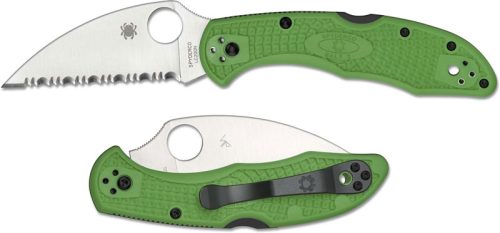 Spyderco Salt 2 Wharncliffe Spyderedge Green FRN LC200N C88FSWCGR2
