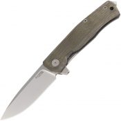 LSTMT01CVG Myto Framelock Grn Micarta