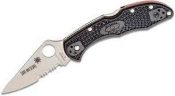 Spyderco Delica BK FRN Thin Red Line PS VG-10 C11FPSBKRD