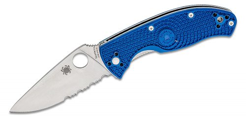 Spyderco Tenacious LTW PS Blue FRN CPM S35VN C122PSBL