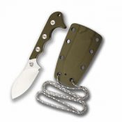 QS125F Neckmuk Neck Knife Green