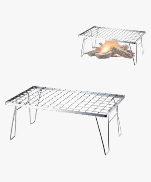 Campingmoon Folding Table Multipurpose Stainless Steel, meja lipat outdoor T230A