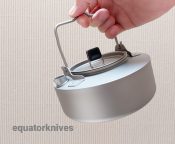 Titanium Ultralight camping kettle 800 ml teko kemping outdoor EK2209