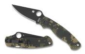 Spyderco Para Military 2 PLN Black Blade Camo G-10 C81GPCMOBK2