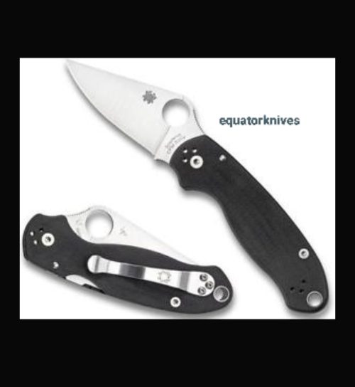 Spyderco Para Military 3 PLN Black G-10 S45VN C223GP