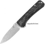 QS131E Hawk Linerlock Shredded CF