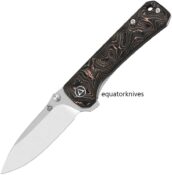 QS131T Hawk Linerlock Copper Foil CF