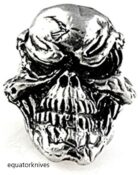 SMUKGP Grins Skull Bead Pewter