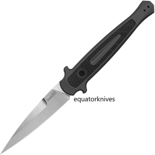 Kershaw Launch 8 FoldKnife 3.5in Auto Blk Hand Stone Blade