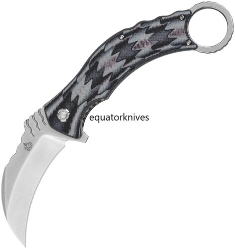 QS120E Eagle Karambit Linerlock Gray