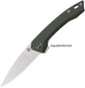 QS135C Leopard Linerlock Green