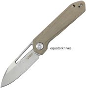 KUB321D Kubey Royal Linerlock Tan