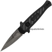 KS7125DAM Kershaw Auto Launch 12 Button Lock Damascus