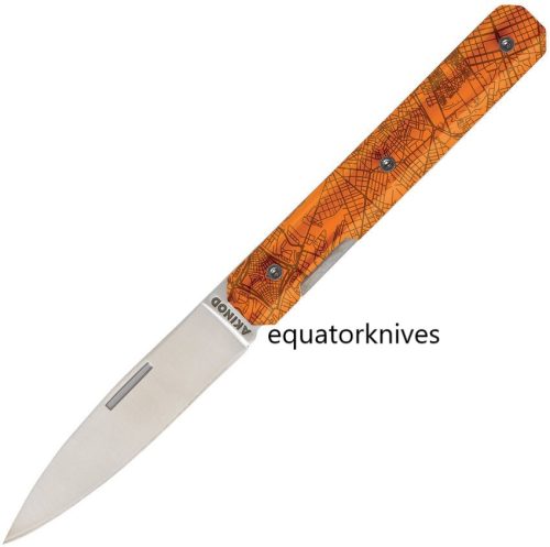 AKI03M00016 Akinod 18h07 Paring Linerlock Orange