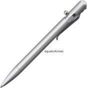 BSTN256S Bastion Bolt Action Pen-SLIM Silver Aluminum