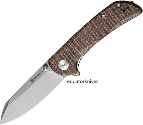 S220143 Sencut Fritch Linerlock Micarta Stonewash