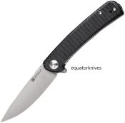 SA09A Sencut Neches Linerlock Black G10 Satin Finish