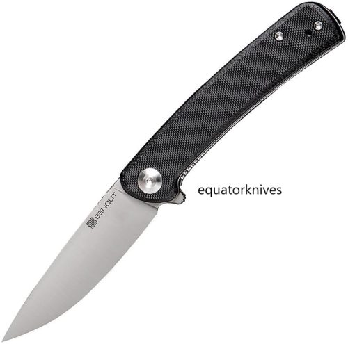 SA09A Sencut Neches Linerlock Black G10 Satin Finish