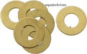 AE1502 August Engineering Brass Washers Spyderco Para2 and Para3