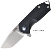 KUB203A Kubey Campe Nest Linerlock Black D2 Steel G10 Handle
