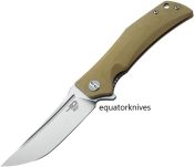 BTKG05C1 Bestech Knives Scimitar G10 Linerlock Beige