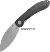 VOSTSNWMK Vosteed Nightshade TS Linerlock Black Canvas Micarta