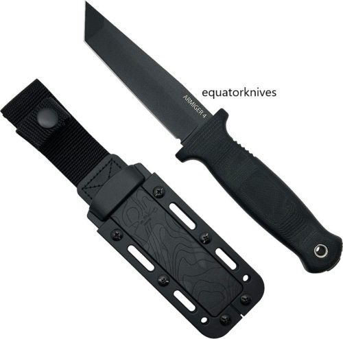 DEM09646 Demko Armiger 4 Fixed Blade Tanto 80CrV2 Carbon Steel