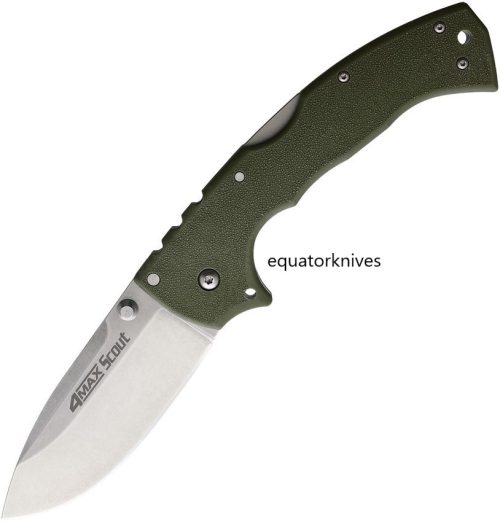 CS62RQODSW Cold Steel 4-Max Scout Lockback OD Green