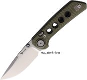 REA130 Reate Knives PL-XT Green Micarta SW
